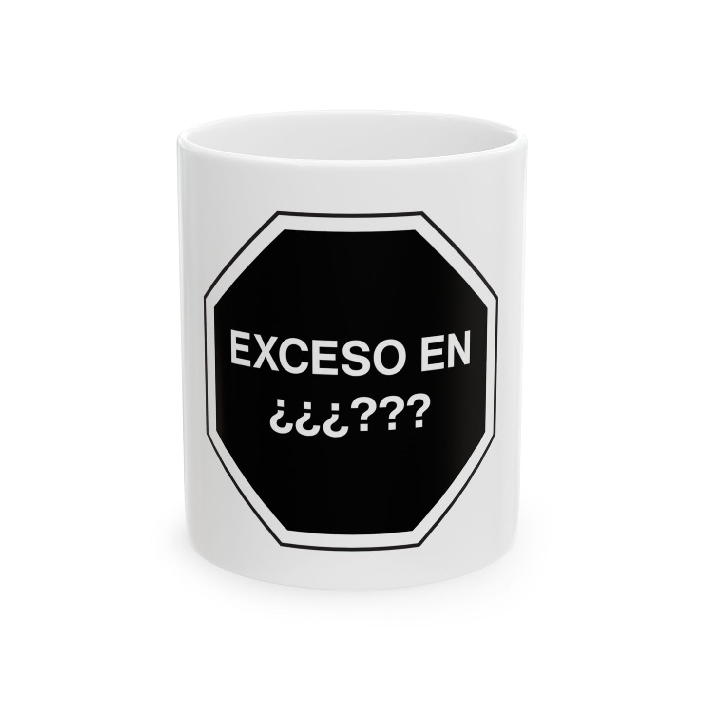 EXCESO EN CUSTOM – Taza de Cerámica (11oz) | EXCESO EN™