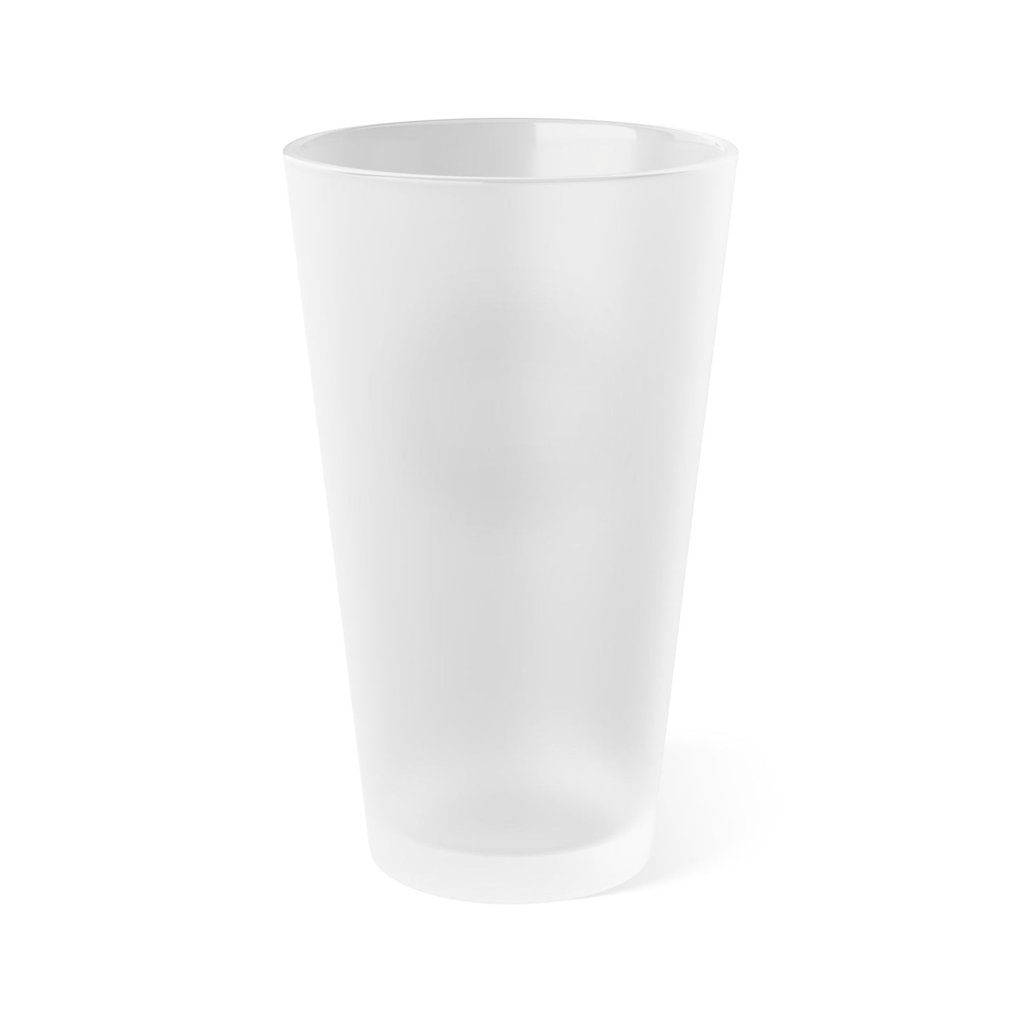 Frosted Beer Pint Glass, 16oz | Perfect for Parties, Birthdays, Gifting, Barware, Men’s Night Out